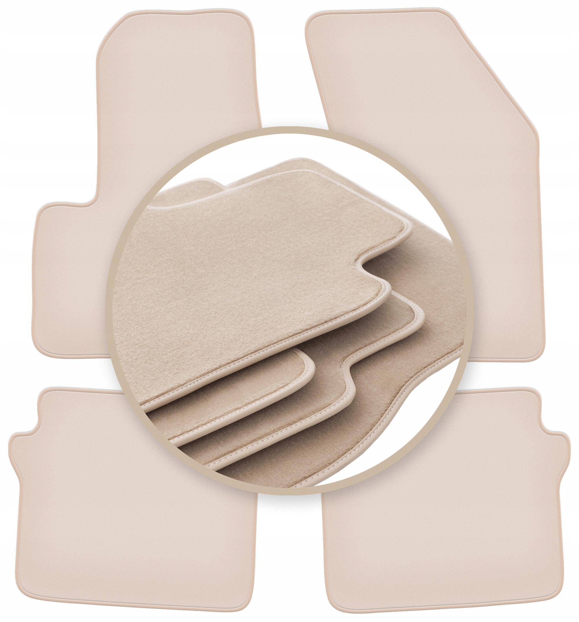 Velúrové koberčeky 10 mm Premium pre: Chrysler Sebring III sedan 2007-2010