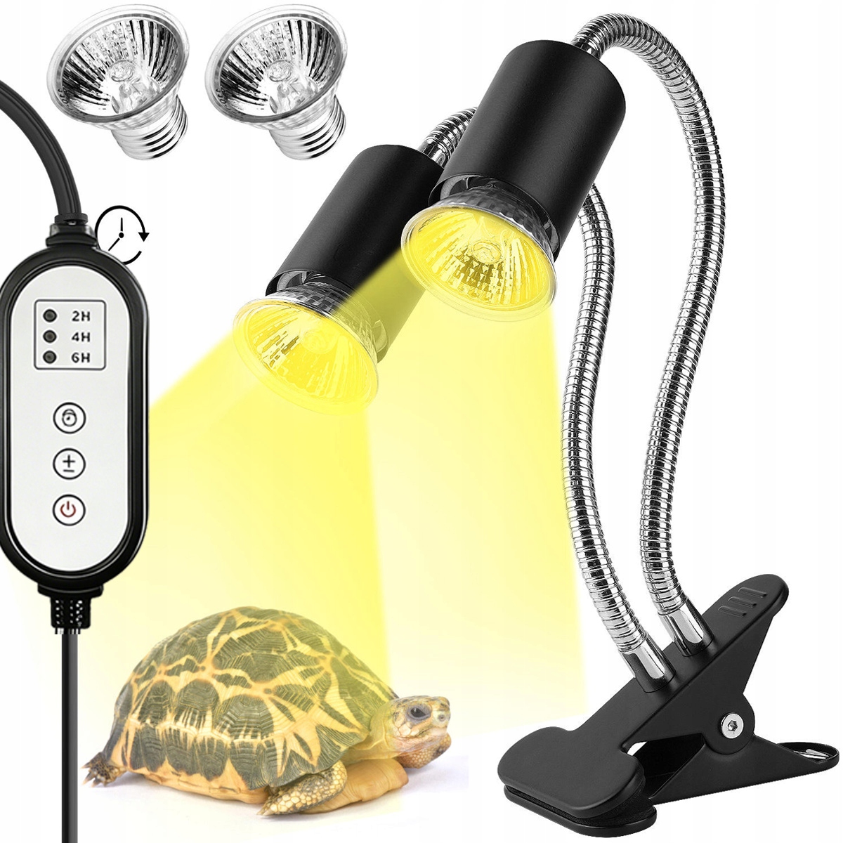 Levně Topná Lampa Do Terária E27 Uva Uvb Akvarijní Zvířata