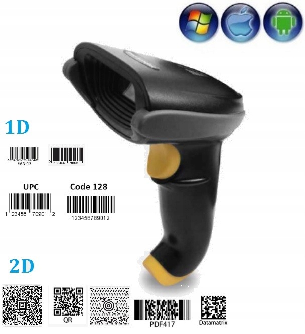 Skaner kodów kreskowych 2D Qr aztec PDF417 MaxiCod