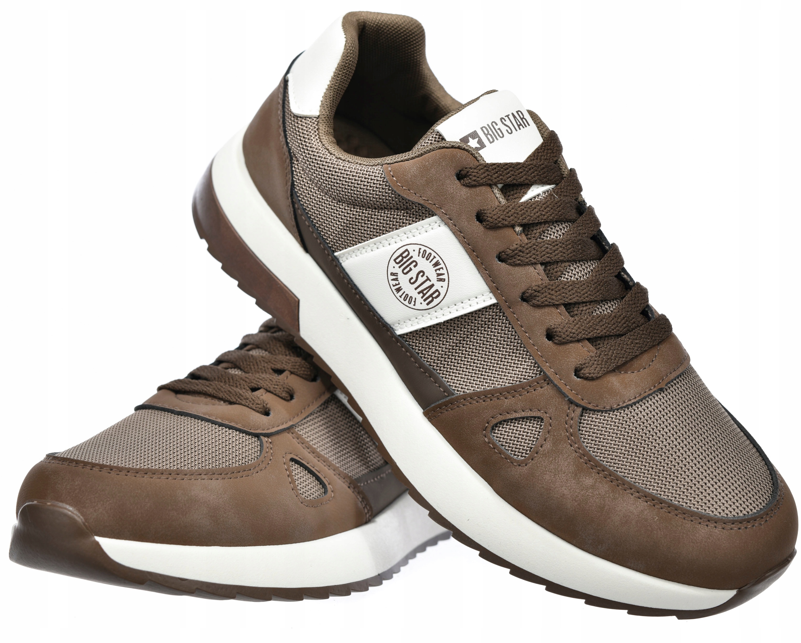 Męskie buty Big Star TT174353 brązowy 44