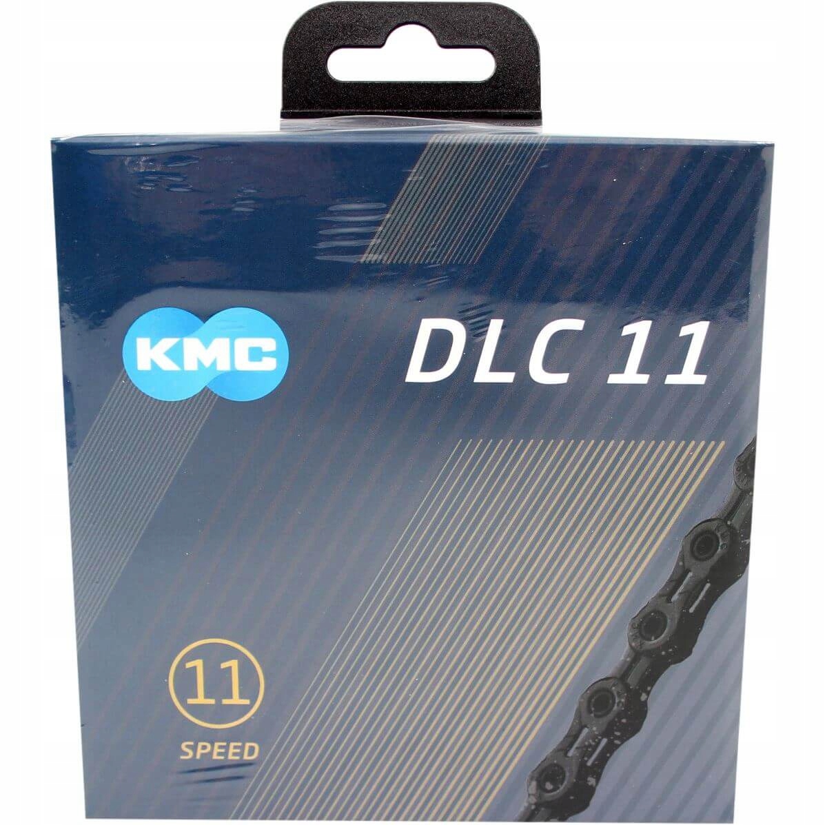 Kmc DLC11 Black/Black Mtb 11rz 118 ogniw łańcuch