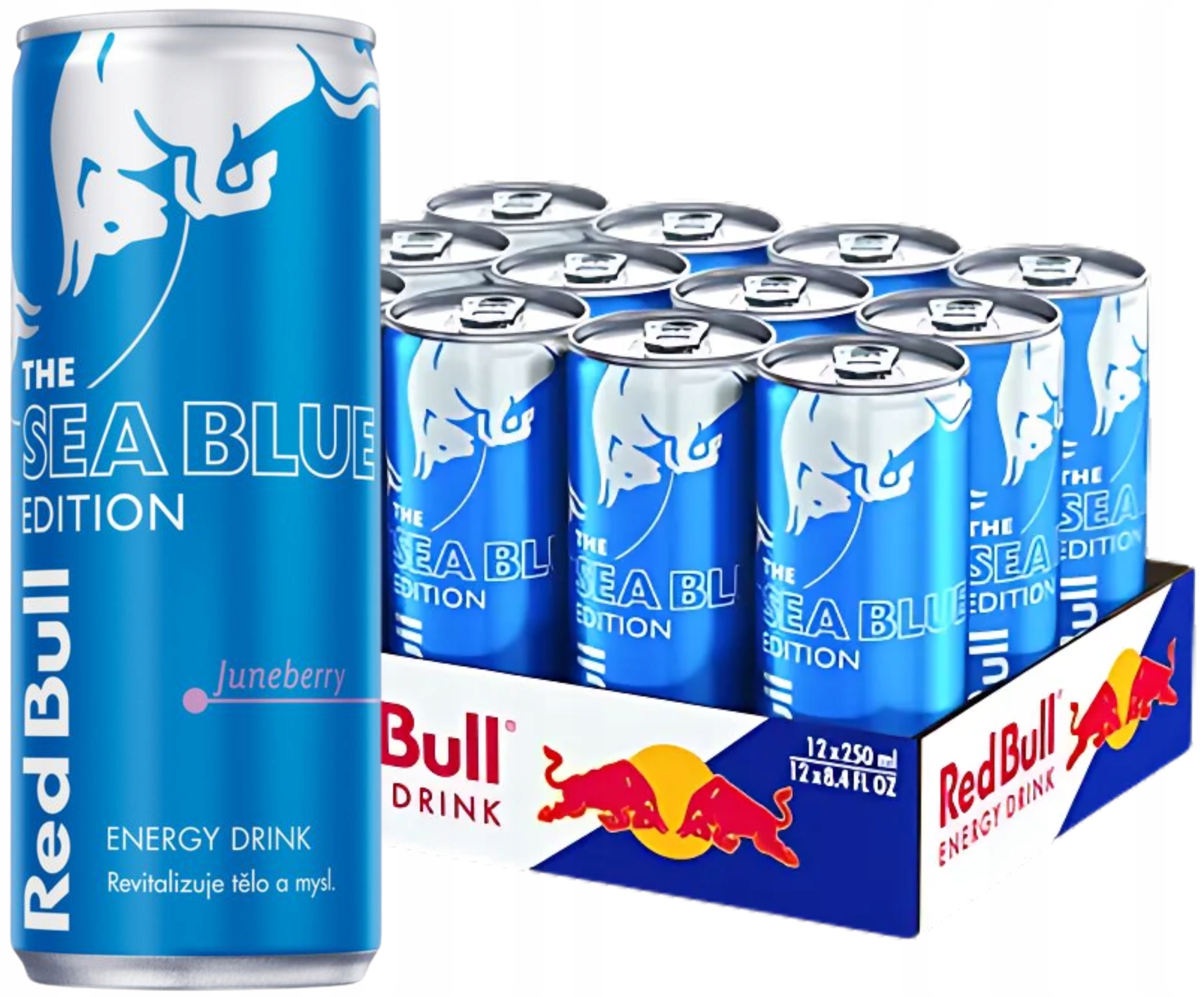 Levně Red Bull The Sea Blue Edition Juneberry 12×250ml