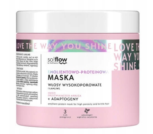 So!flow Emolientowa Maska Włosy Wysokoporowate