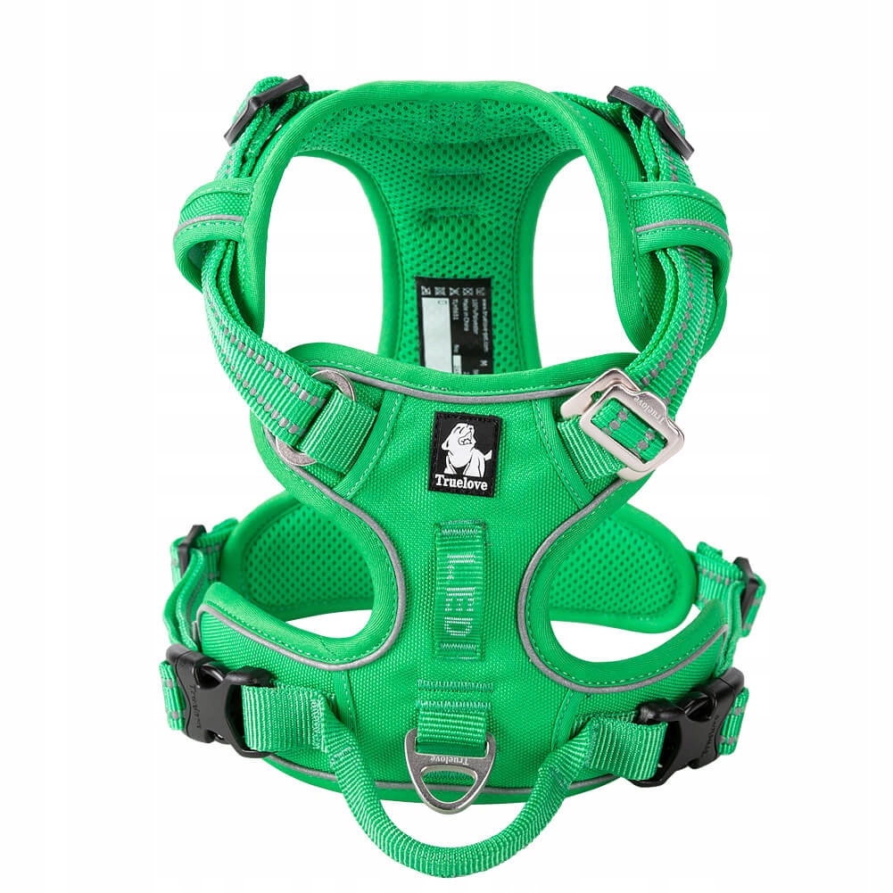 Levně Postroj pro psa reflexní TrueLove Front Line Premium Zelená velikost: M