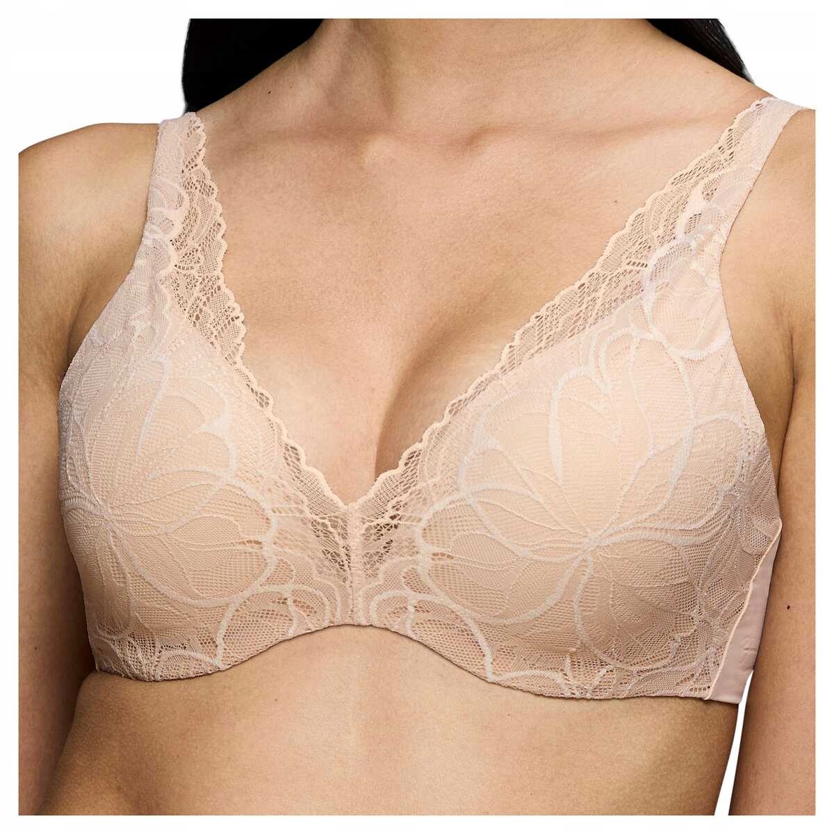 Triumph Podprsenka vyztužená krajkou Body Make-up Illusion béžová 70B