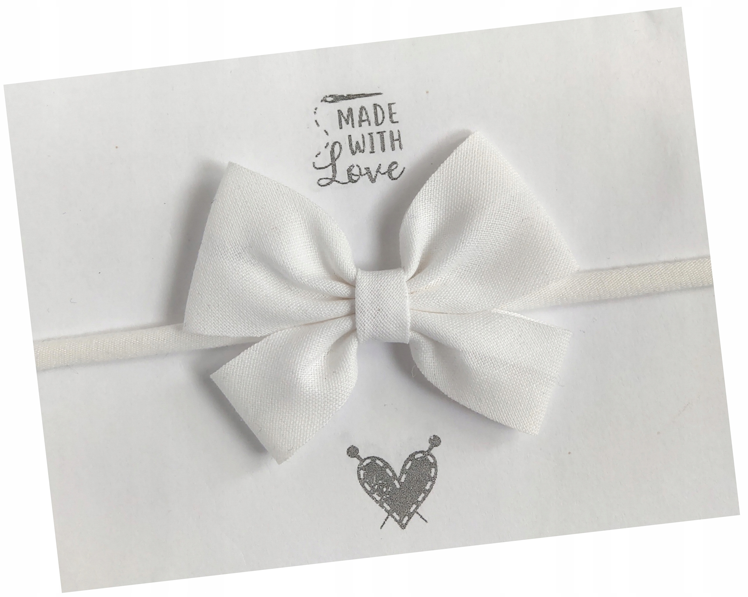 

Opaska bezuciskowa z kokardką sesja roczek