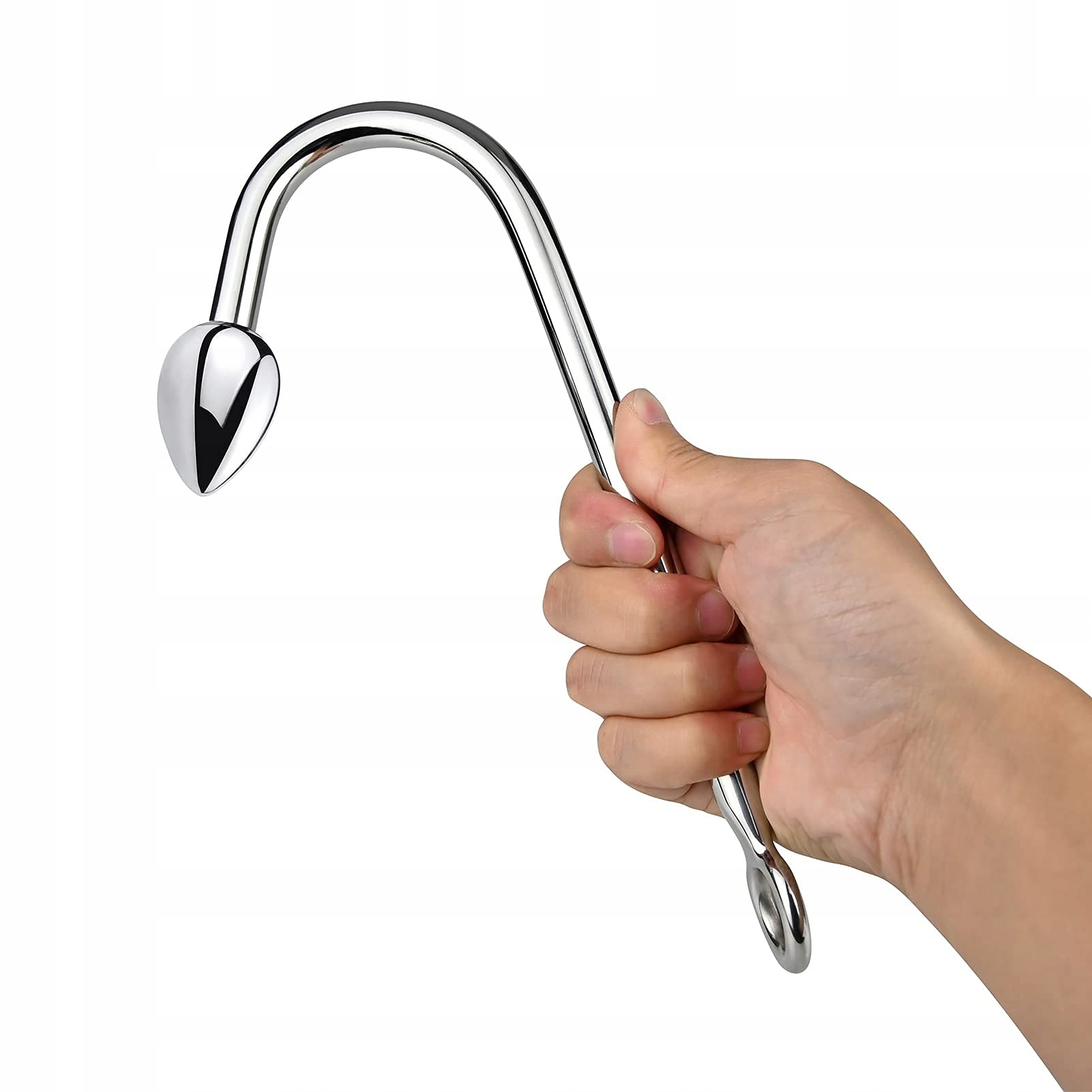 SXOVO Hak Analny Bondage 24 cm z 3 Kulami Stalowymi 26.5mm 34mm 40mm — miniatura 6