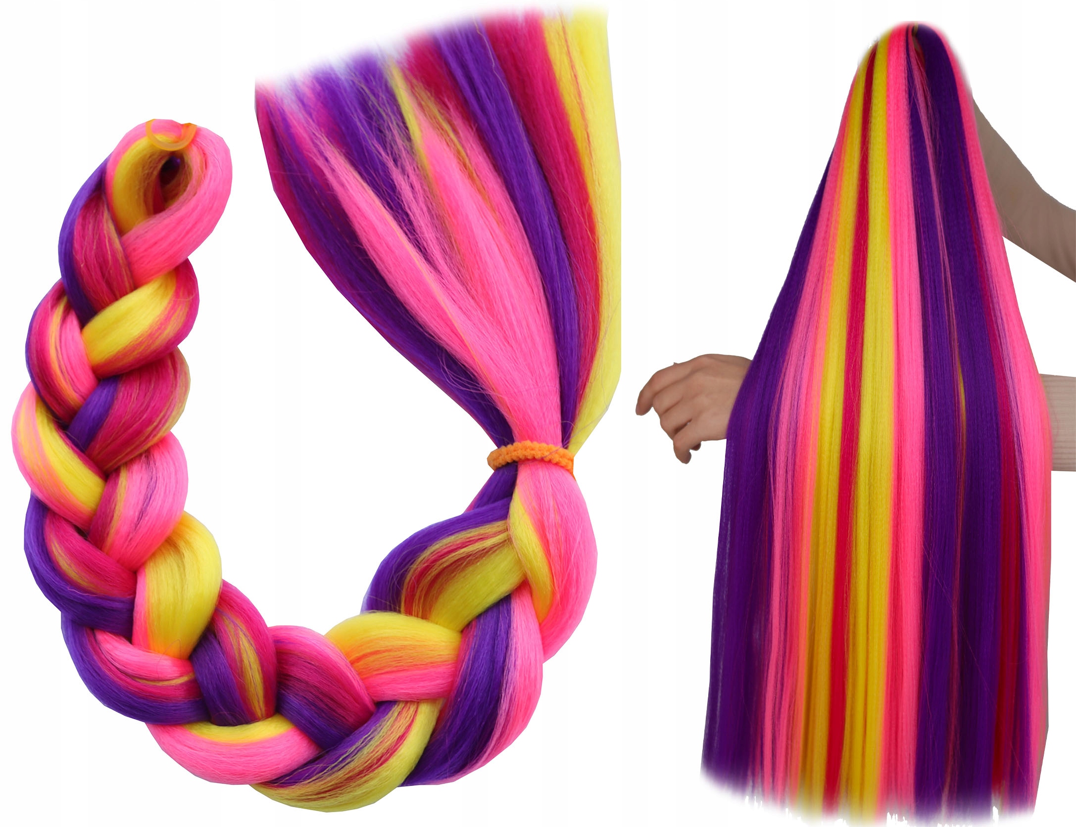

Włosy syntetyczne Proste 4 Warkoczyki Twist