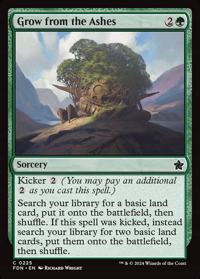 [mtg] Grow from the Ashes (fdn)