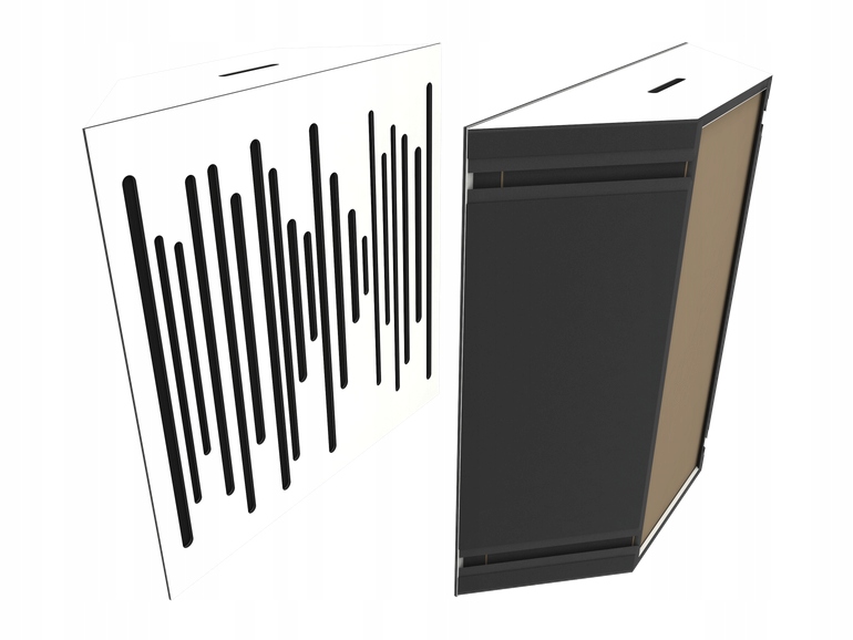 2x pułapka basowa Vicoustic Super Bass Extreme Ultra White