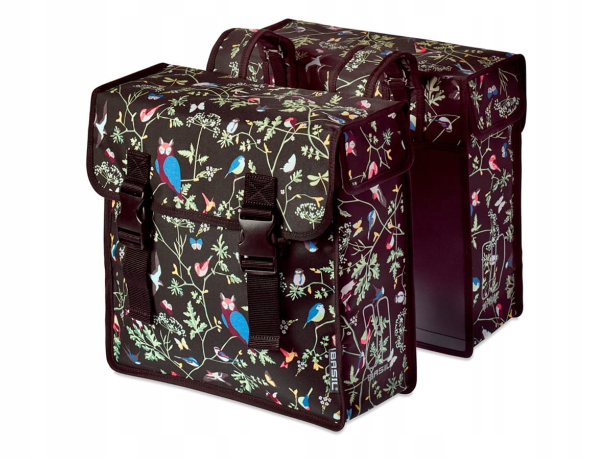 Podwójna sakwa Basil Wanderlust czarna 35L