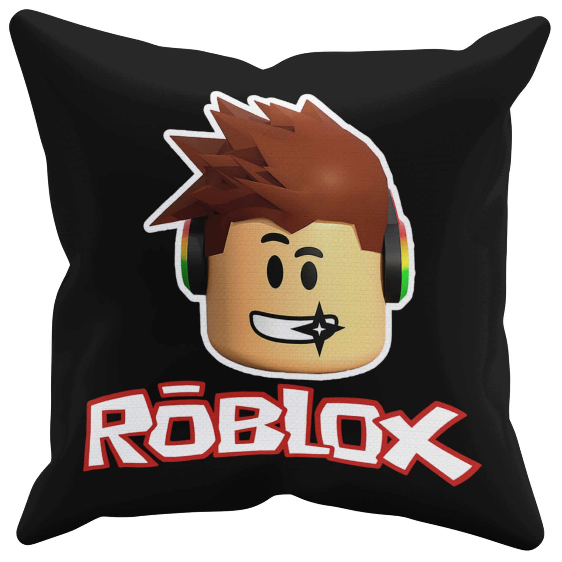 POSZEWKA NA PODUSZKĘ JAŚKA DO PRZEDSZKOLA ROBLOX GRY + IMIĘ GRATIS Kolor dominujący czerń