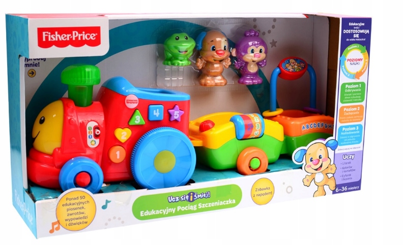 

Fisher Price Edukacyjny Pociąg Szczeniaczka