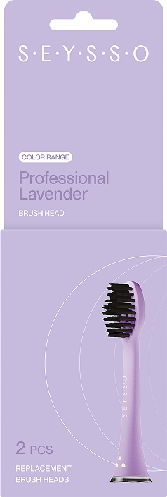 

Końcówki do szczoteczki Seysso Basic Lavender