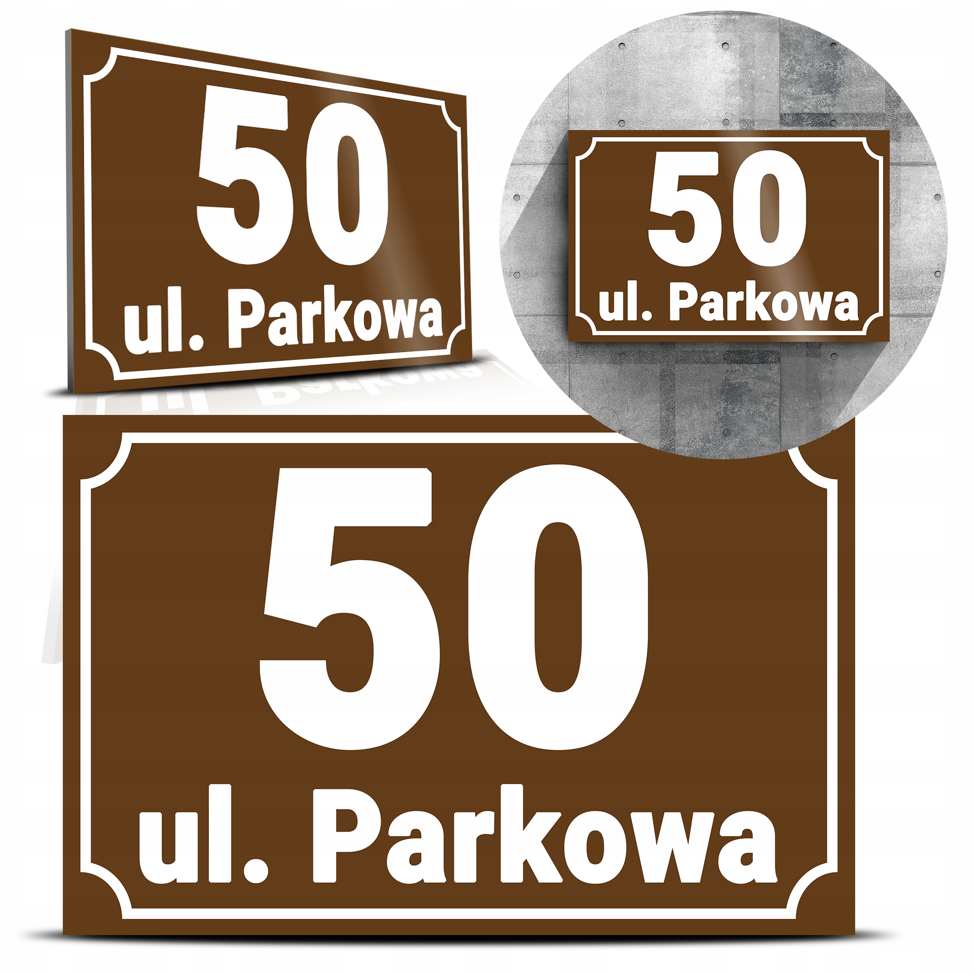 TABLICZKA na dom Tablica Adresowa NUMER DOMU wz 16