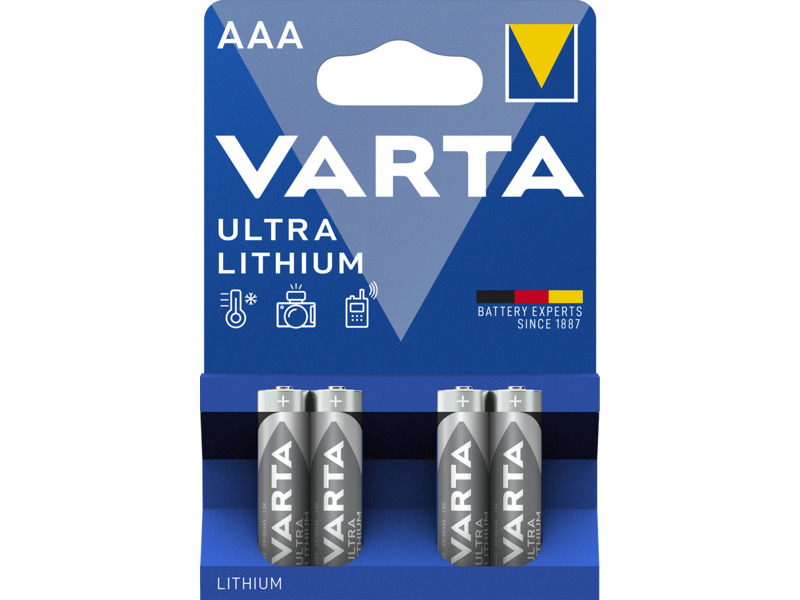 

Baterie Aaa LR3 Varta Ultra Lithium (4 szt.)