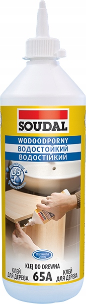 

Soudal Klej Do Drewna D3 Wodoodporny 65A 750ml