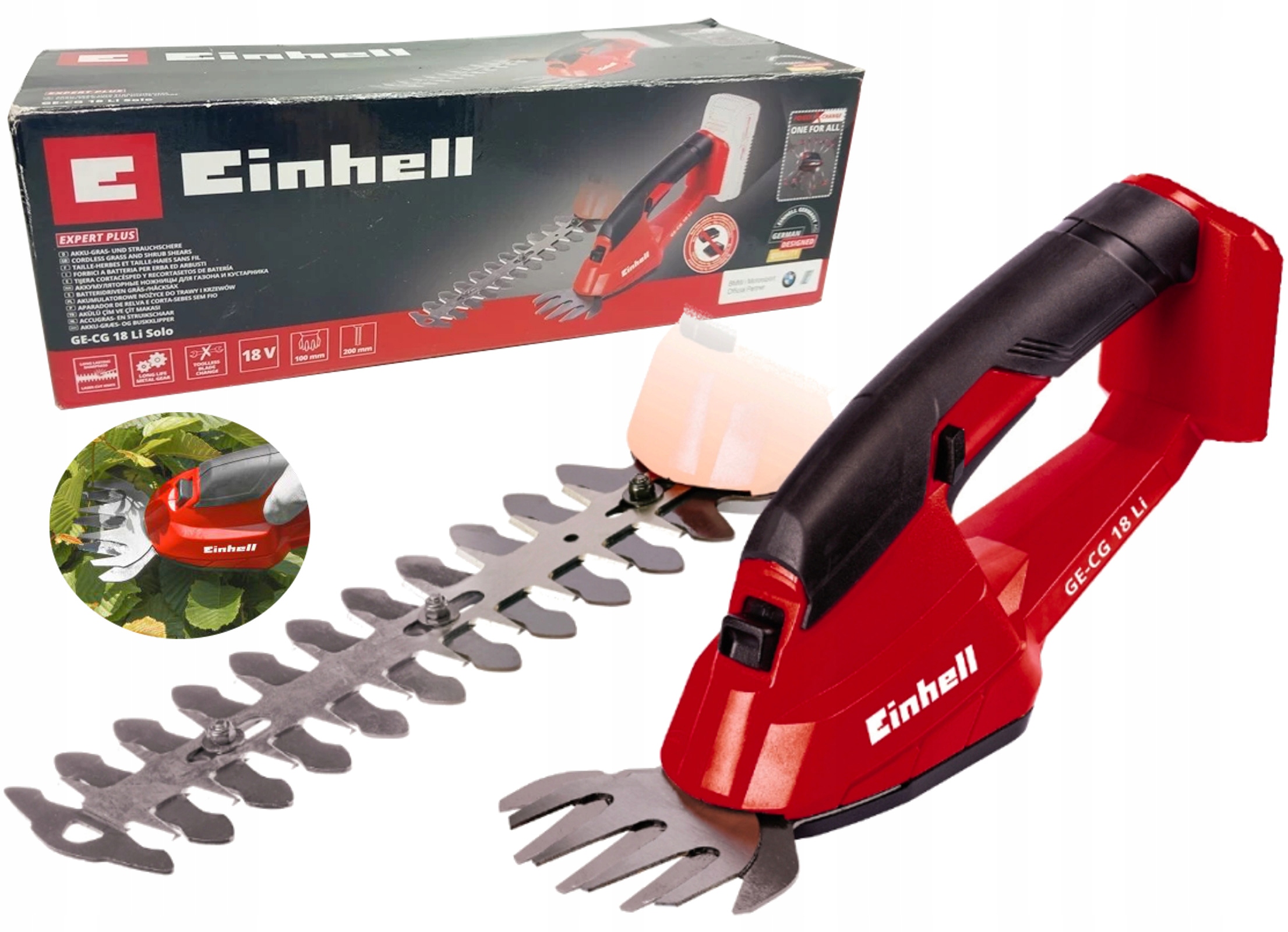 Einhell Akumulátorové Nožnice Na Trávu A Živý Plot Ge-cg 18 Li-Solo Kríkov