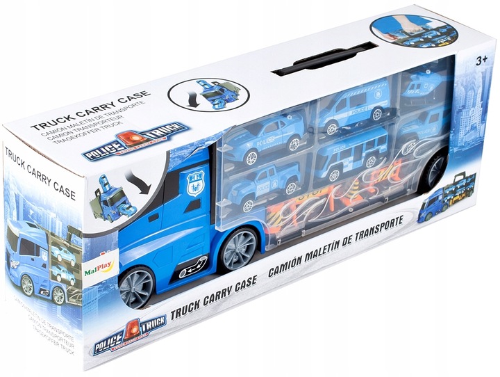 LAWETA CIĘŻARÓWKA POLICJA POJAZDY AUTA ŚMIGŁOWIEC PREZENT DZIECKA NA ŚWIĘTA Bohater brak