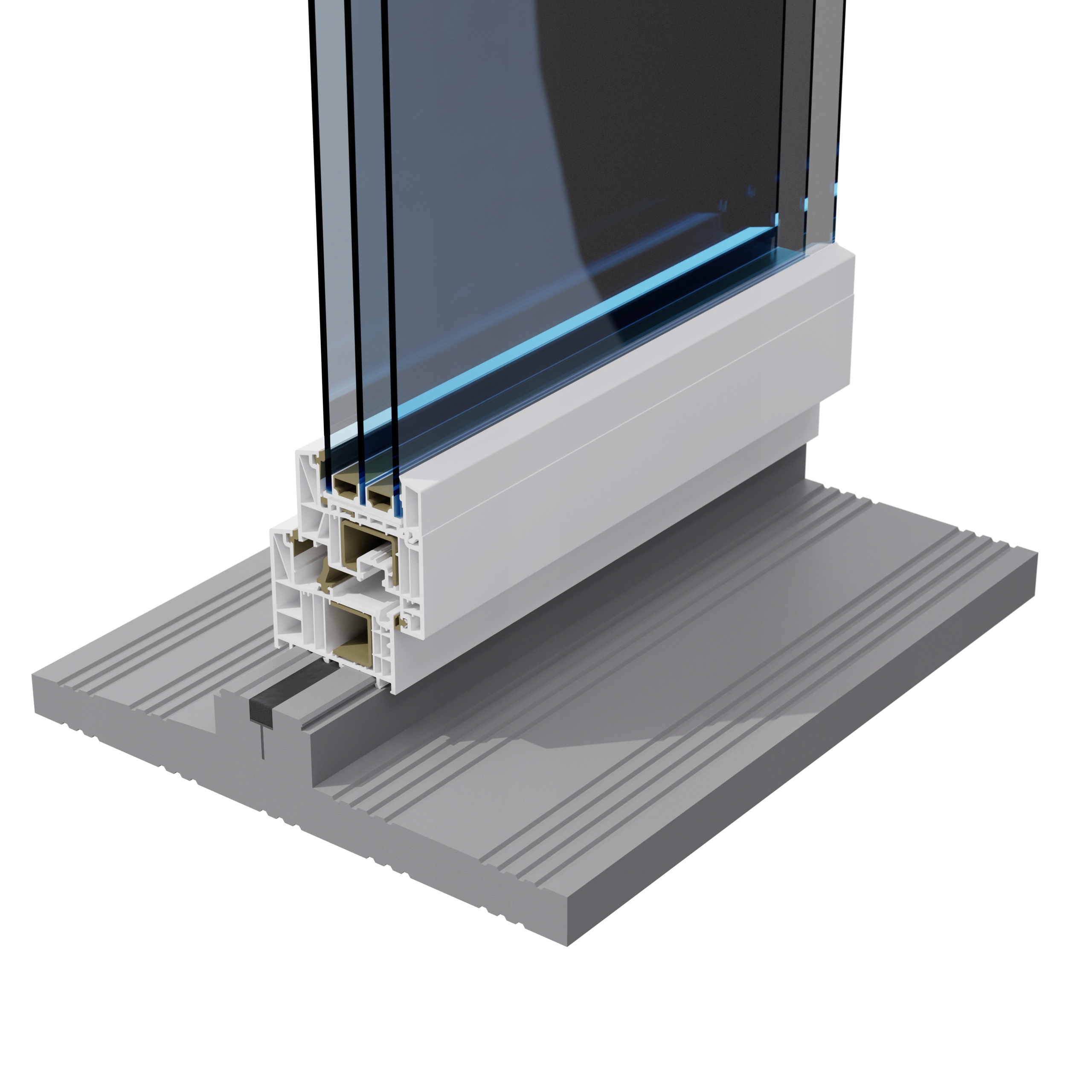 Teplý oboustranný parapet Xps Termo Gealan S 8000