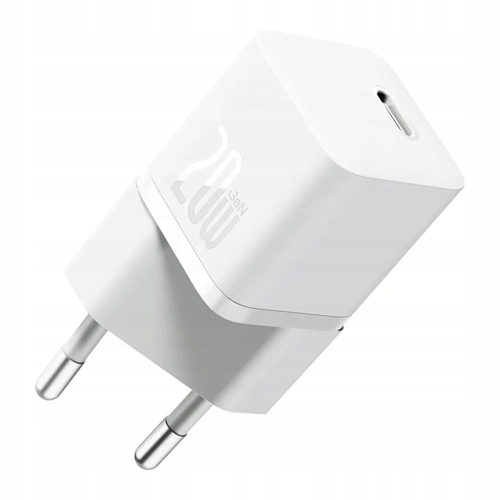 Ładowarka Baseus GaN (CCGN050102) – Usb-c, 20 W, szybkie ładowanie, biała