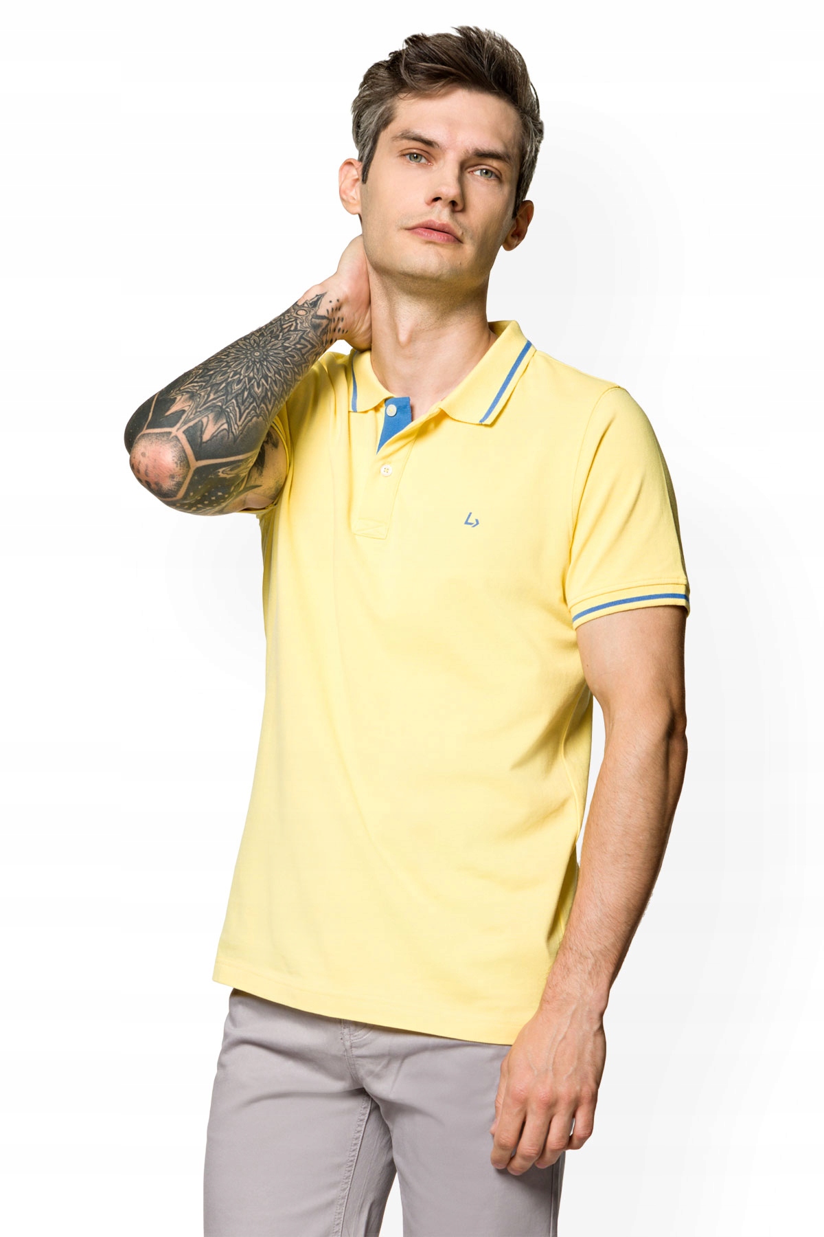 

Koszulka Męska Polo Żółta Lancerto Adrian 4XL