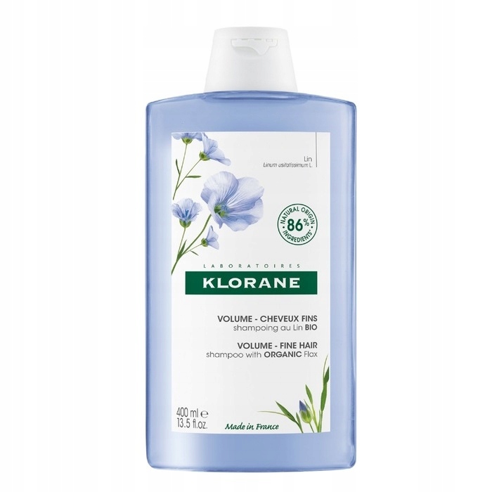 

Klorane szampon z lnem nadający objętości 400ml