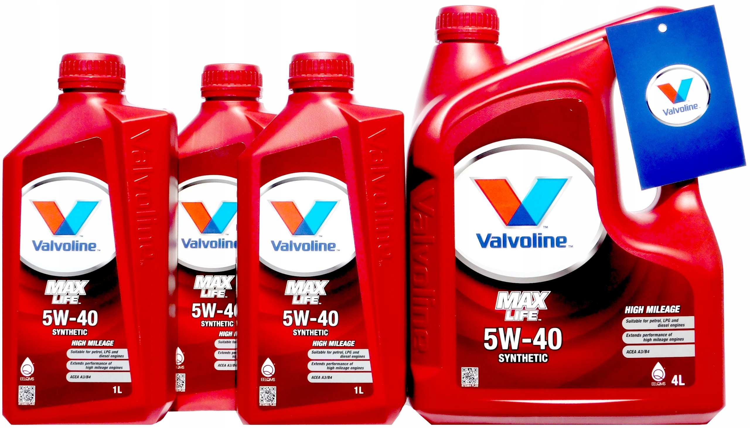 

Valvoline MaxLife Synthetic 5W40 7L Oryginał Nowy