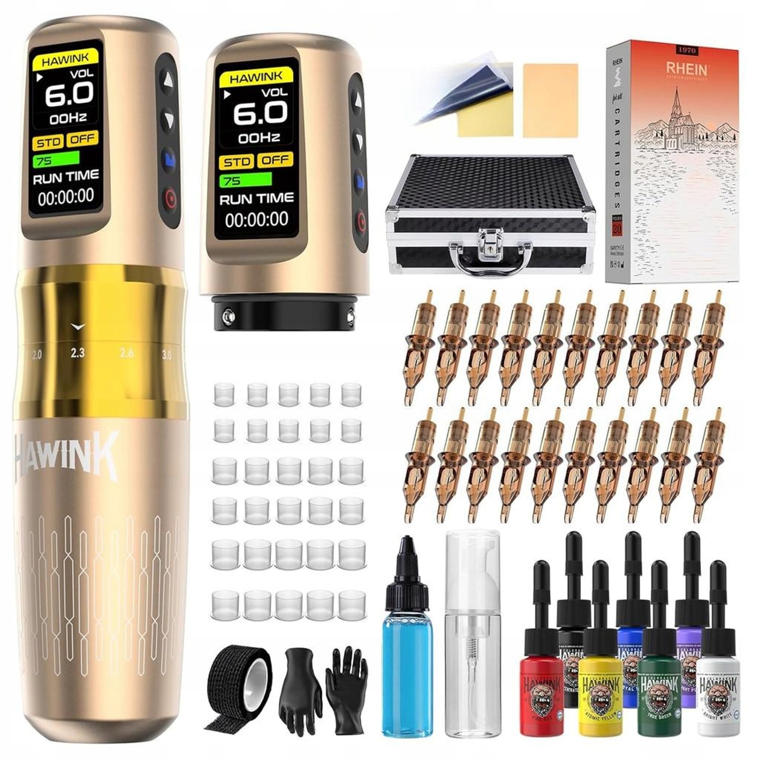 Hawink HW-TKE300AEU-9 bezprzewodowa maszyna do tatuażu G2962