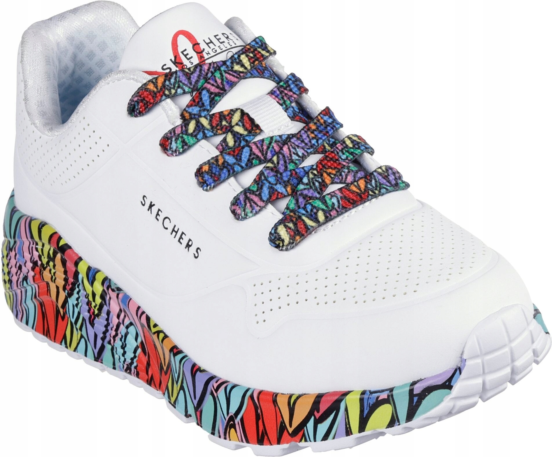 Skechers Buty młodzieżowe Uno Lite- Subtle Love białe 38