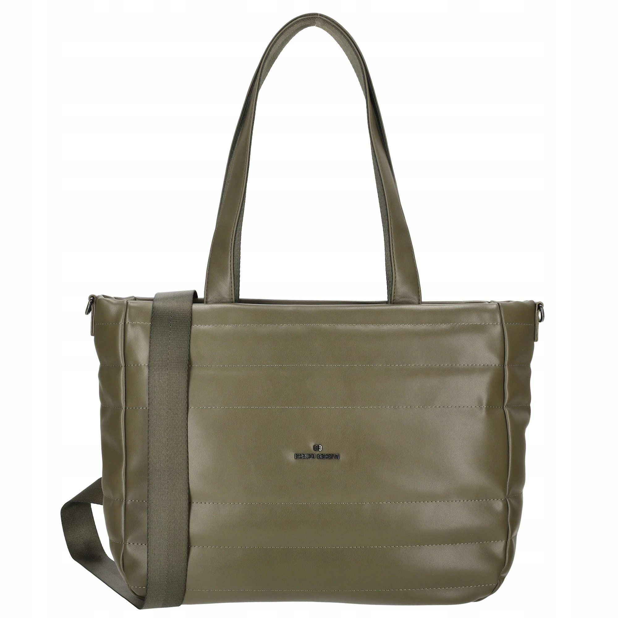 Dámská shopper taška Erico Benetti Romy olivová 43x30 cm