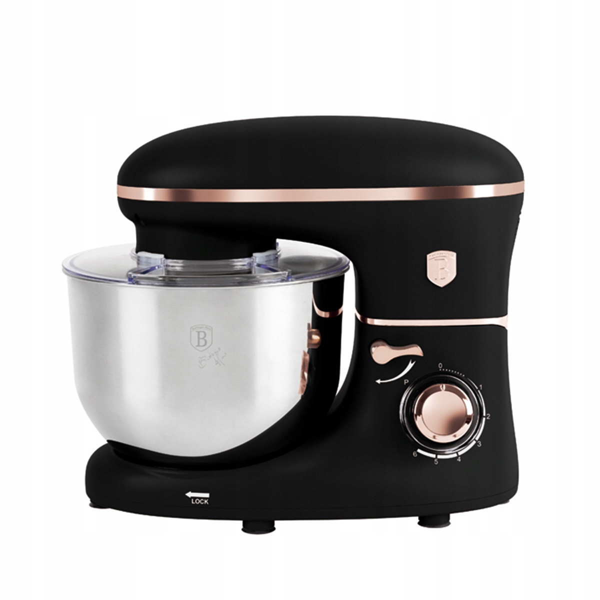 Planetární kuchyňský robot 1300 W BerlingerHaus BH-9651 Black Rose