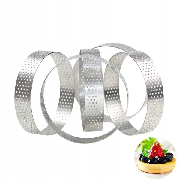 Forma perforowana do tarty śr 24cm ring metalowa Marka inna
