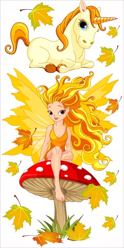 

Naklejki na ścianę dla dzieci Wróżka Elfów 38