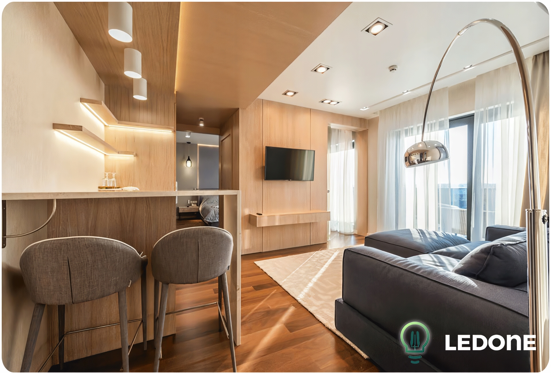 Taśma LED COB 12V 480 diod na metr Neon Neutralny 1 metr linia LED Moc 10 W