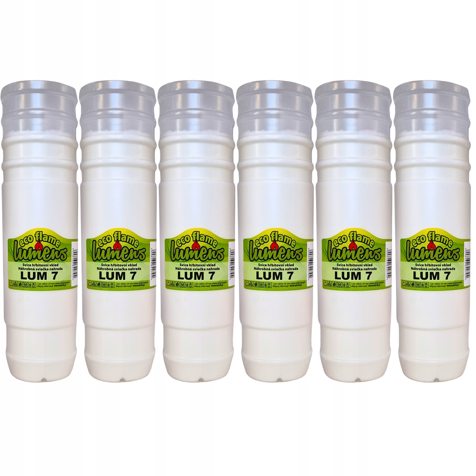 6x Wkład parafinowy Lumens - do 7 dni palenia