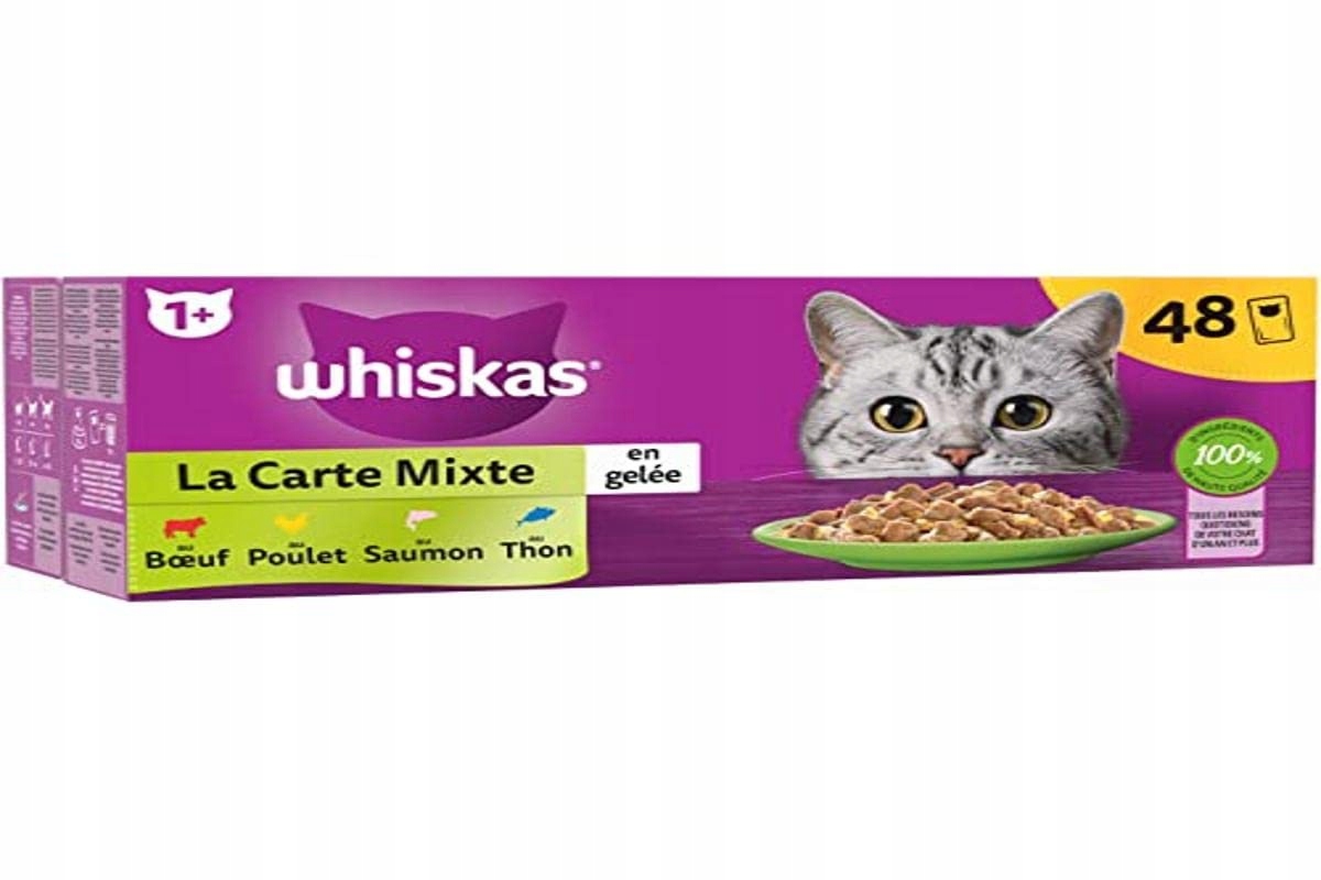 Levně Mars Pf France Whiskas Jídlo 48 sáčků Datum Do 24/10/2026