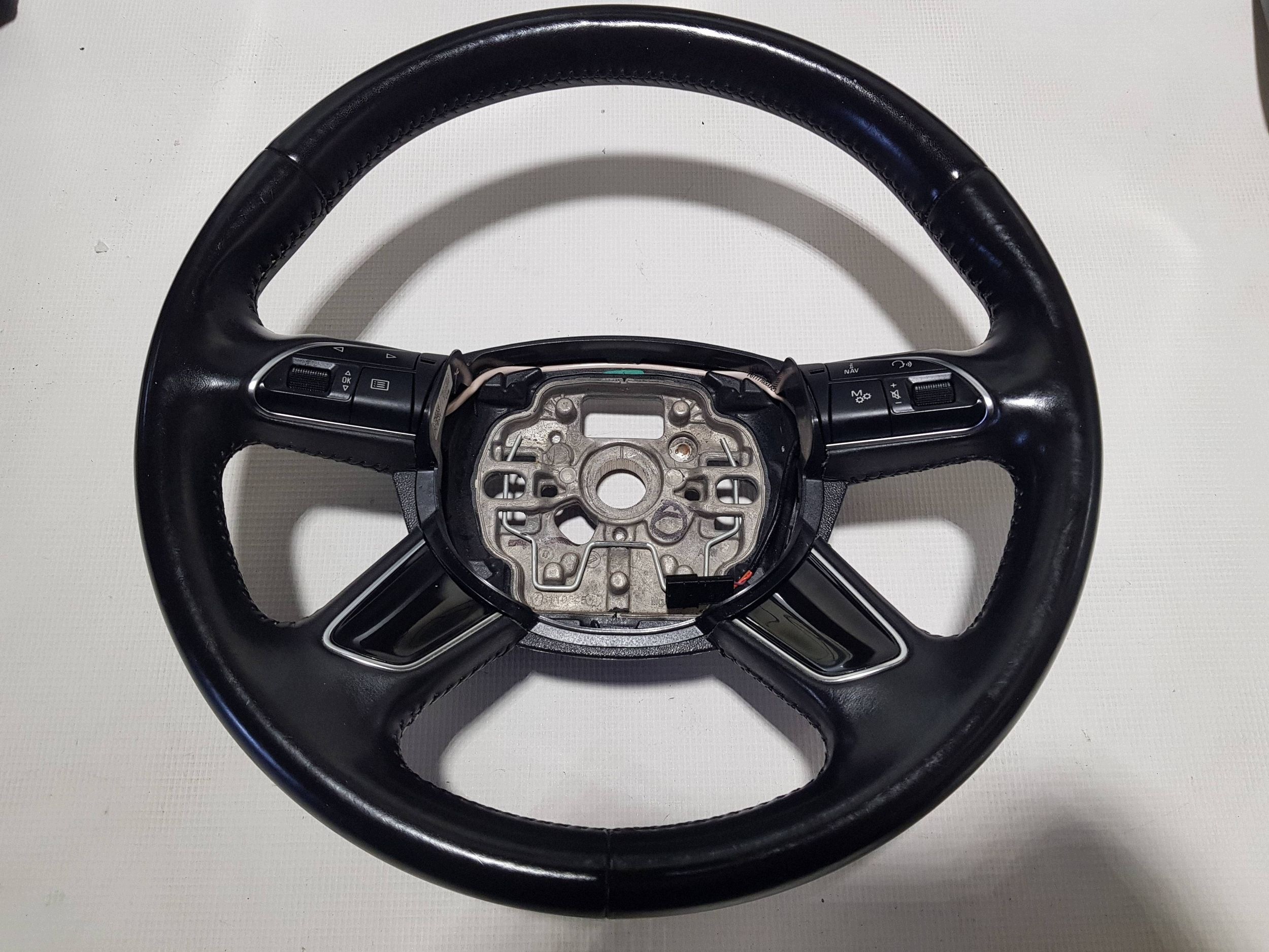 steering wheel, leather MULTIFUNKCJA with shifting AUDI A8 D4 4H0419091T