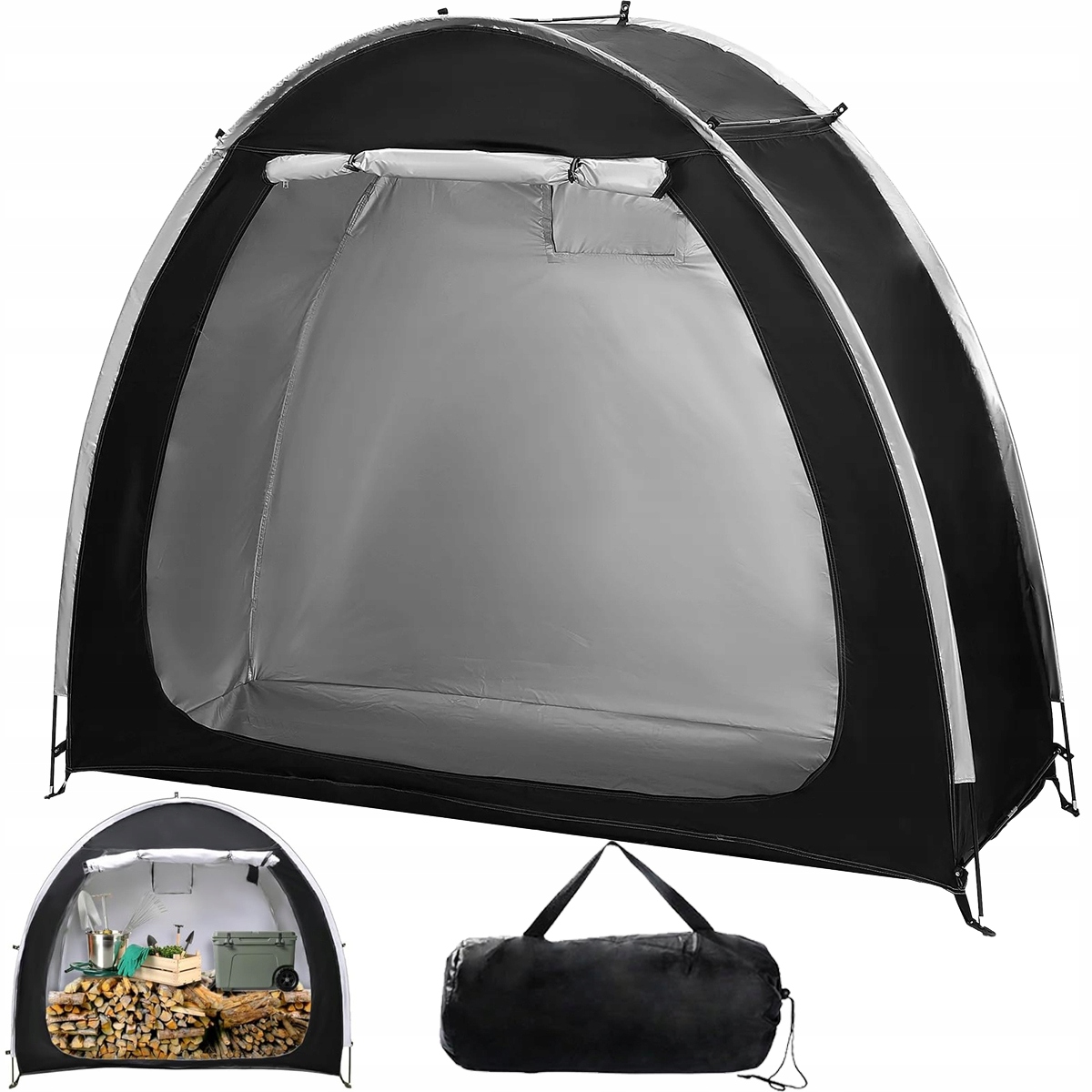 Namiot Rowerowy Pokrowiec na Skuter Motocykl Rowery Wodoodporny 210D