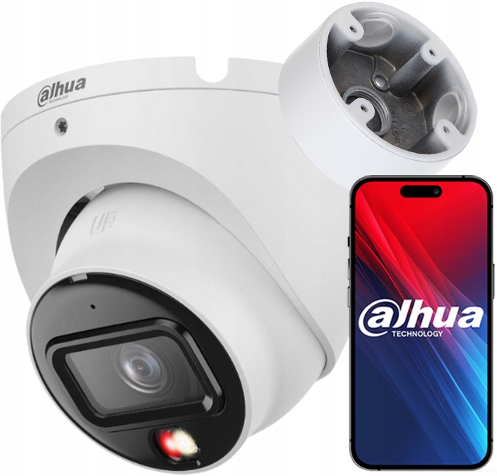 Vonkajšia Ip kamera 6MPx Dahua IPC-HDW1639T-A-IL PoE Dual Light s plechovkou