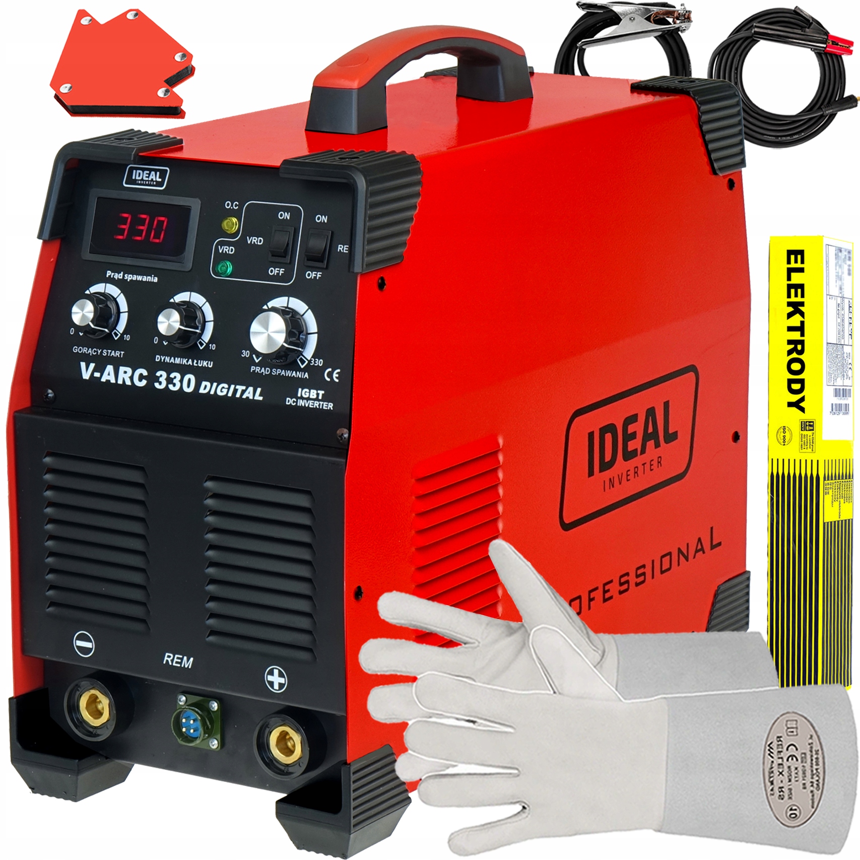 Svařovací Stroj Ideal V-arc 330 Digital Acx Tig Mma 400V