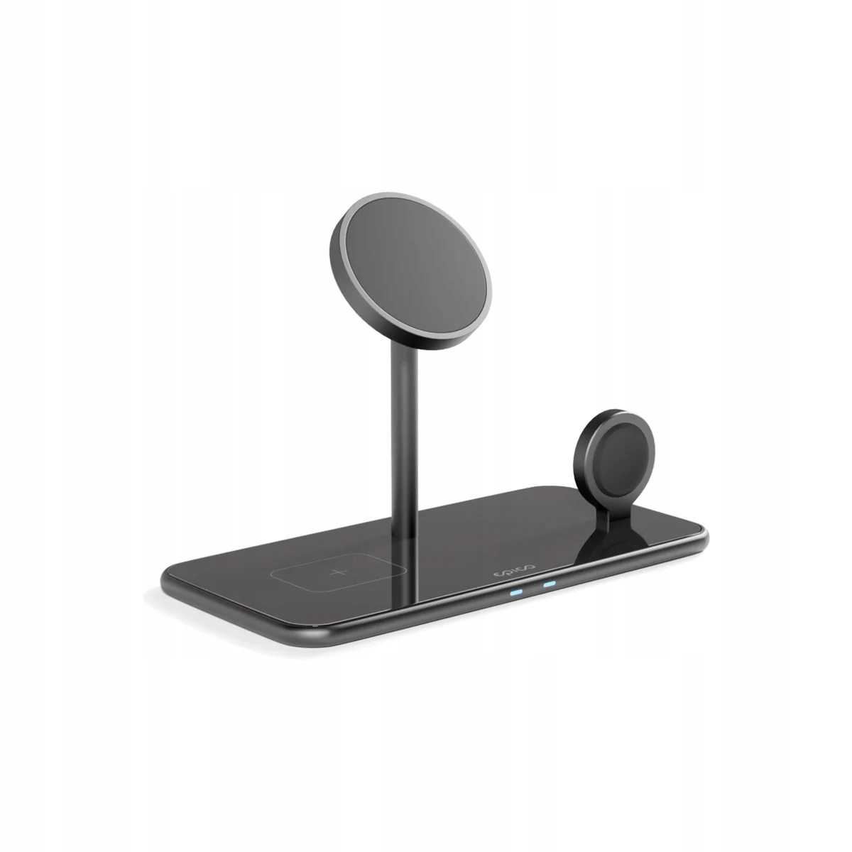 Skleněný nabíjecí stojan Epico Mag+ s MagSafe černý