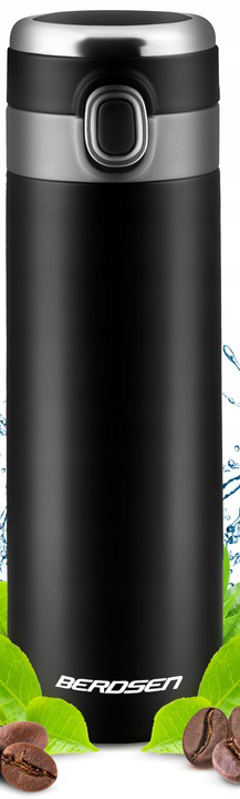 TERMOS Kubek termiczny SMART LED Termos próżniowy z wyświetlaczem Wysokość 21 cm