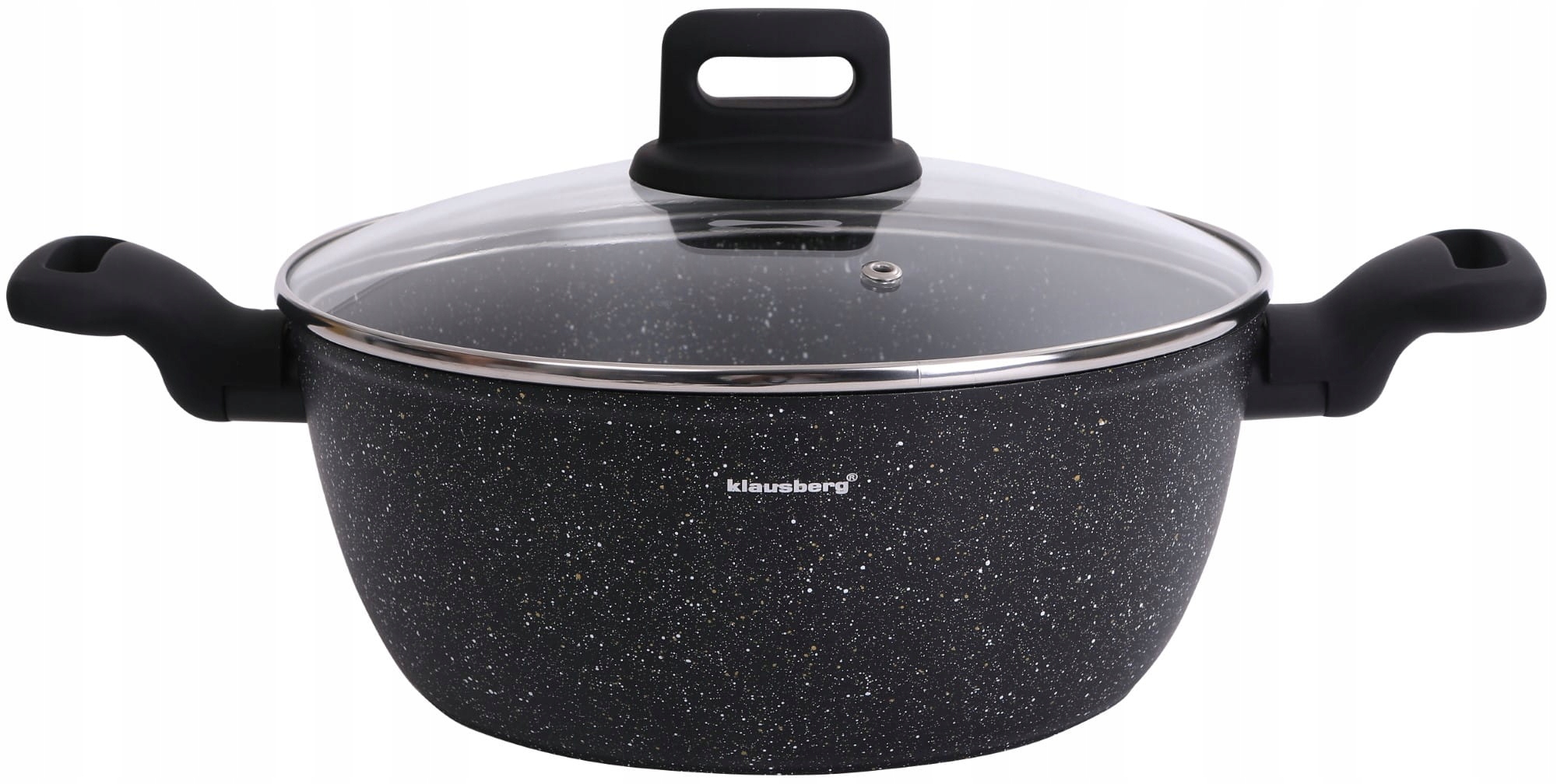 Hrnec s víkem Zapékací Mísa Indukční plyn 24 cm Premium Klausberg