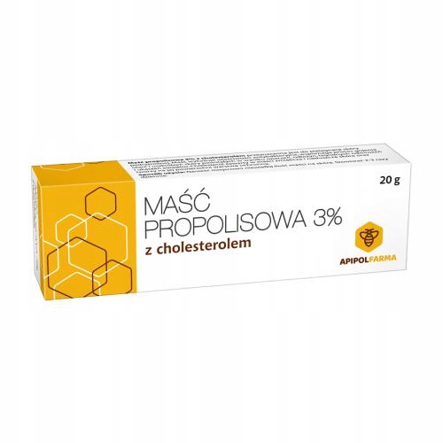 

Maść Propolisowa 3% Cholesterolem 20G Apipol Farma