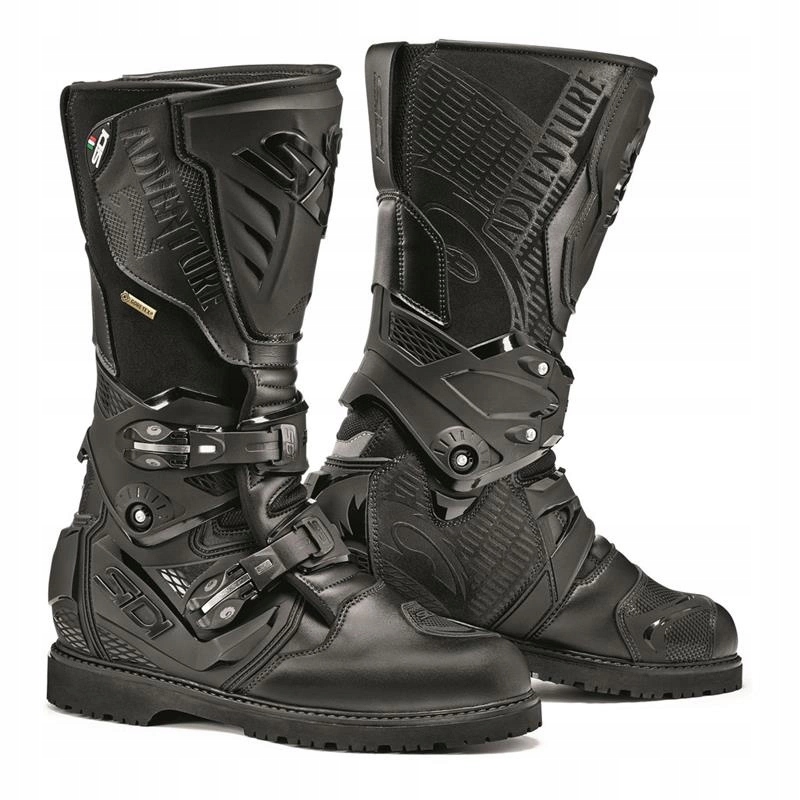 Motocyklové topánky Sidi Adventure 2 Gore-tex Black/black čierna Darčeky