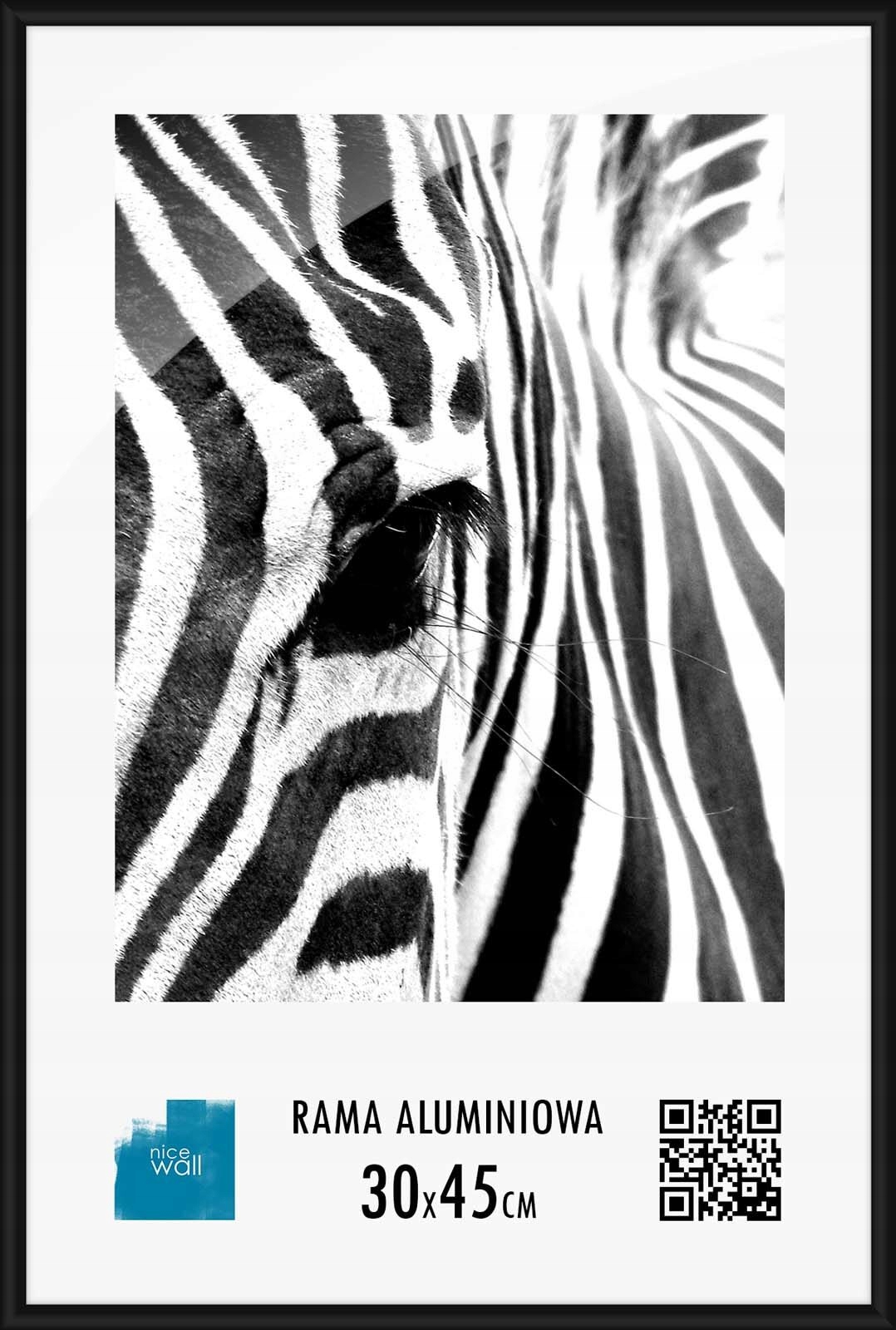 

Ramka na zdjęcia rama aluminiowa 30x45 cm Czarna