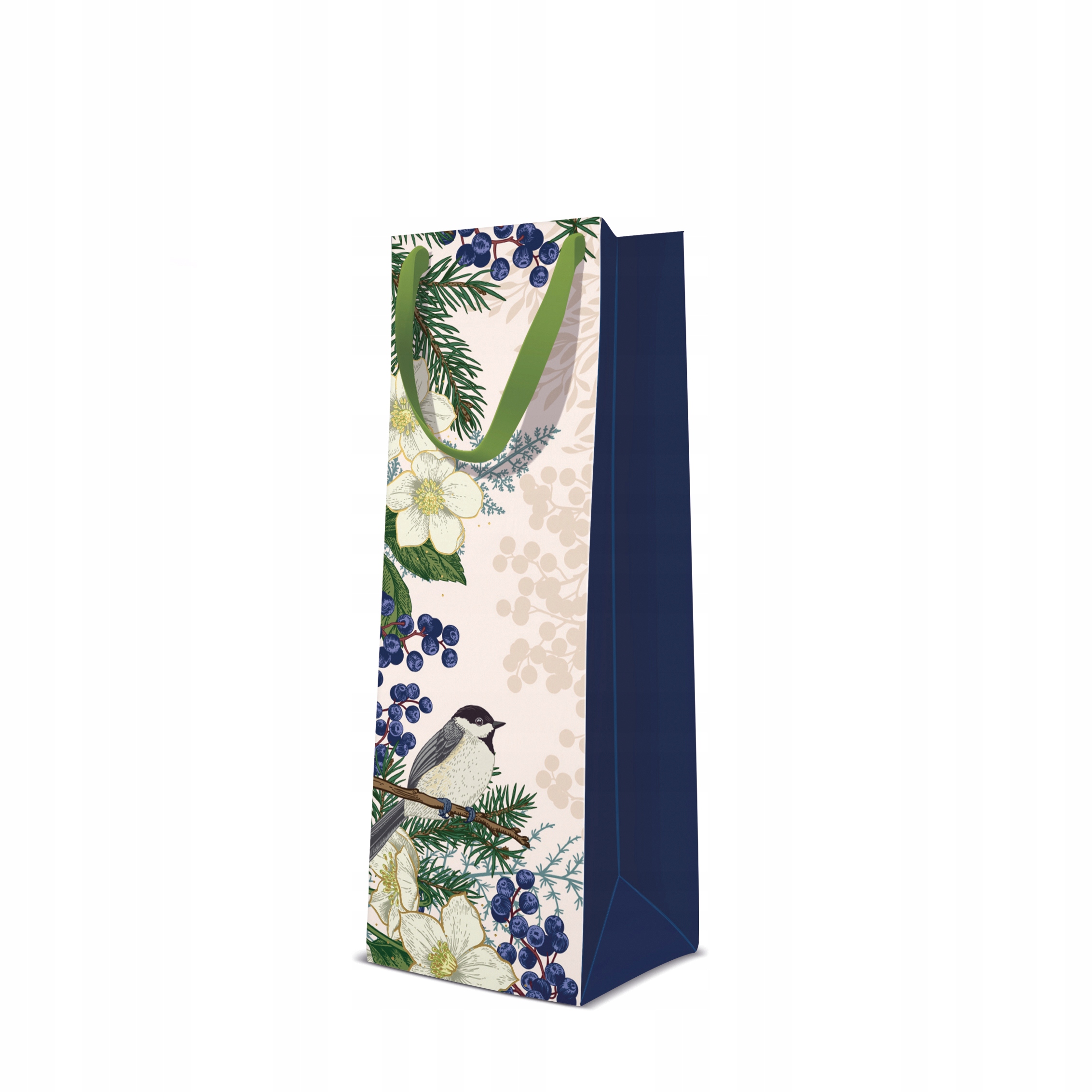 

Torba papierowa12x10x37cm Ptaszki Świąteczne/1szt.