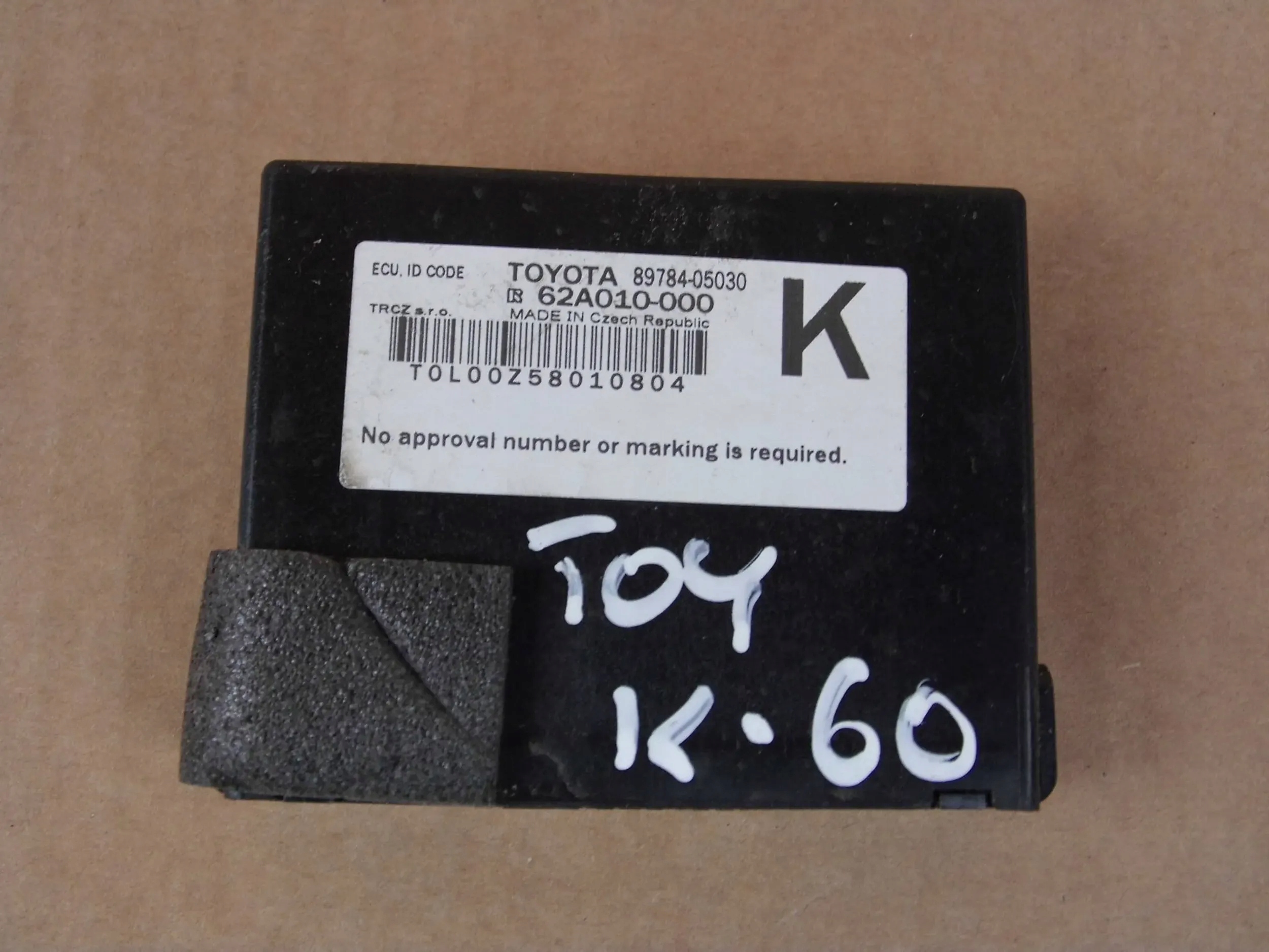 Toyota Avensis III T27 module computer control unit immobilizera 8978405030