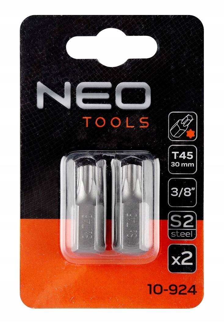

Końcówka Torx T45 x 30mm S2 x 2szt. Neo